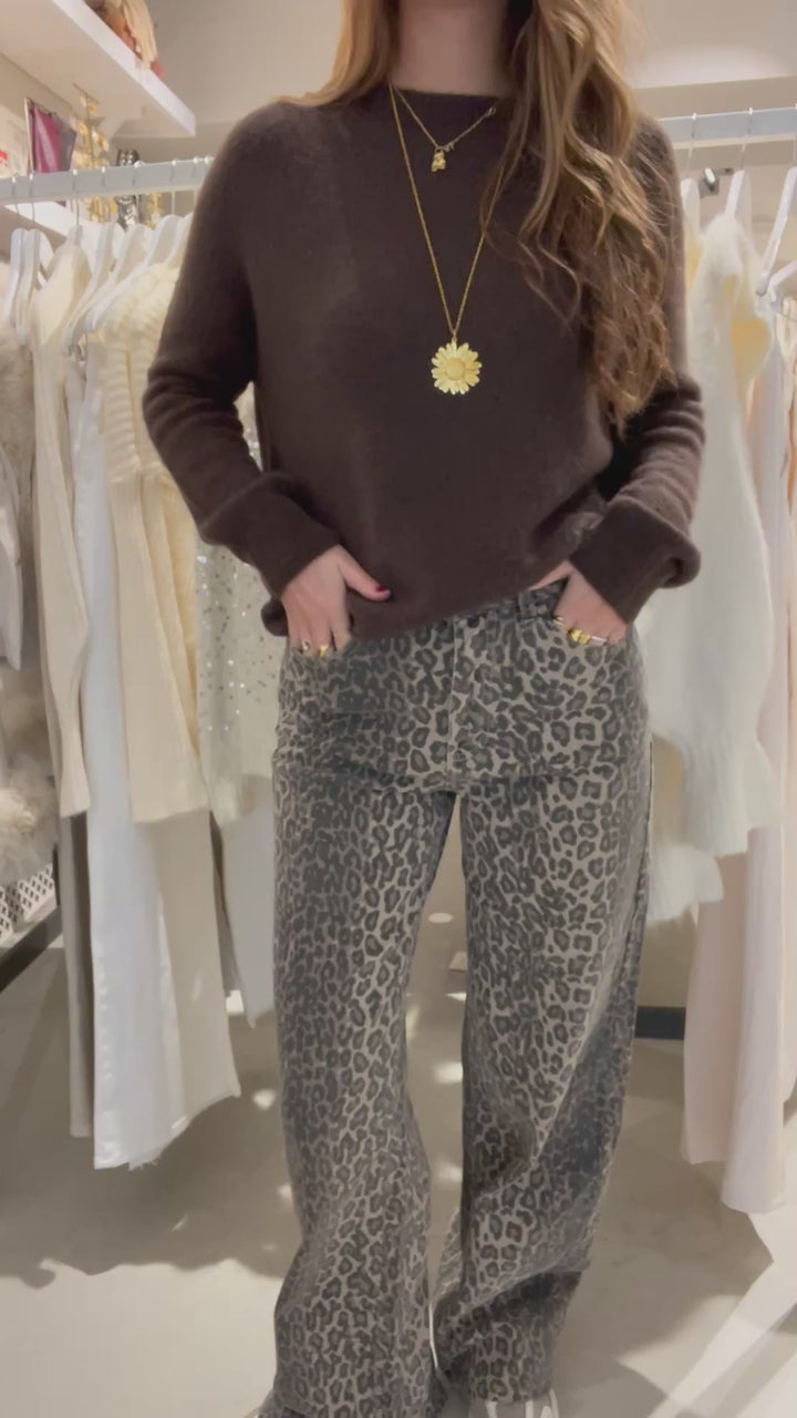 Leopard Flow Jeans