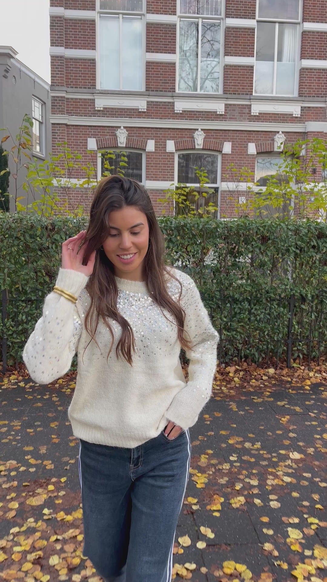 Knitted Sweater Sequin