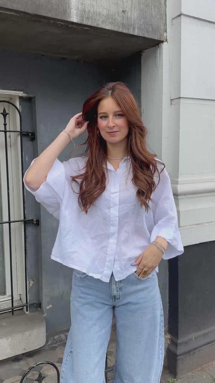 Loulou Linen Day Blouse