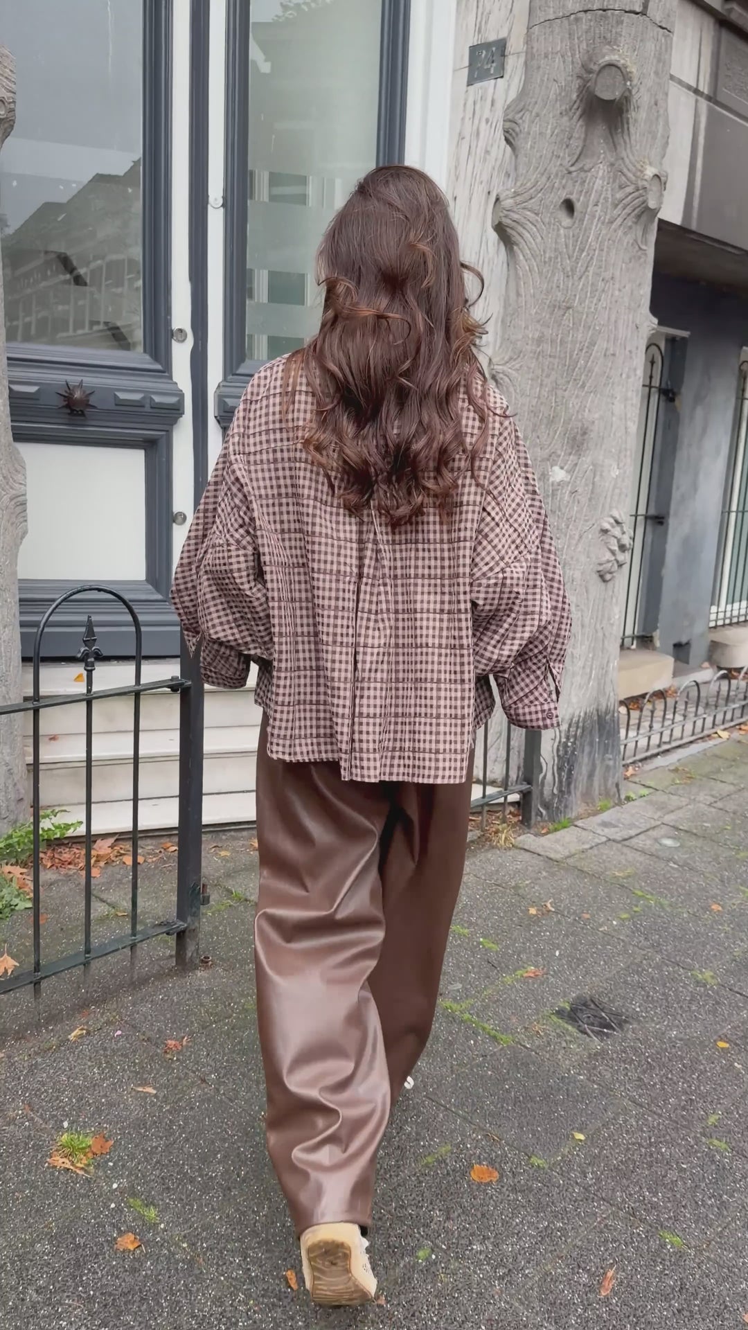 Élin Check Blouse