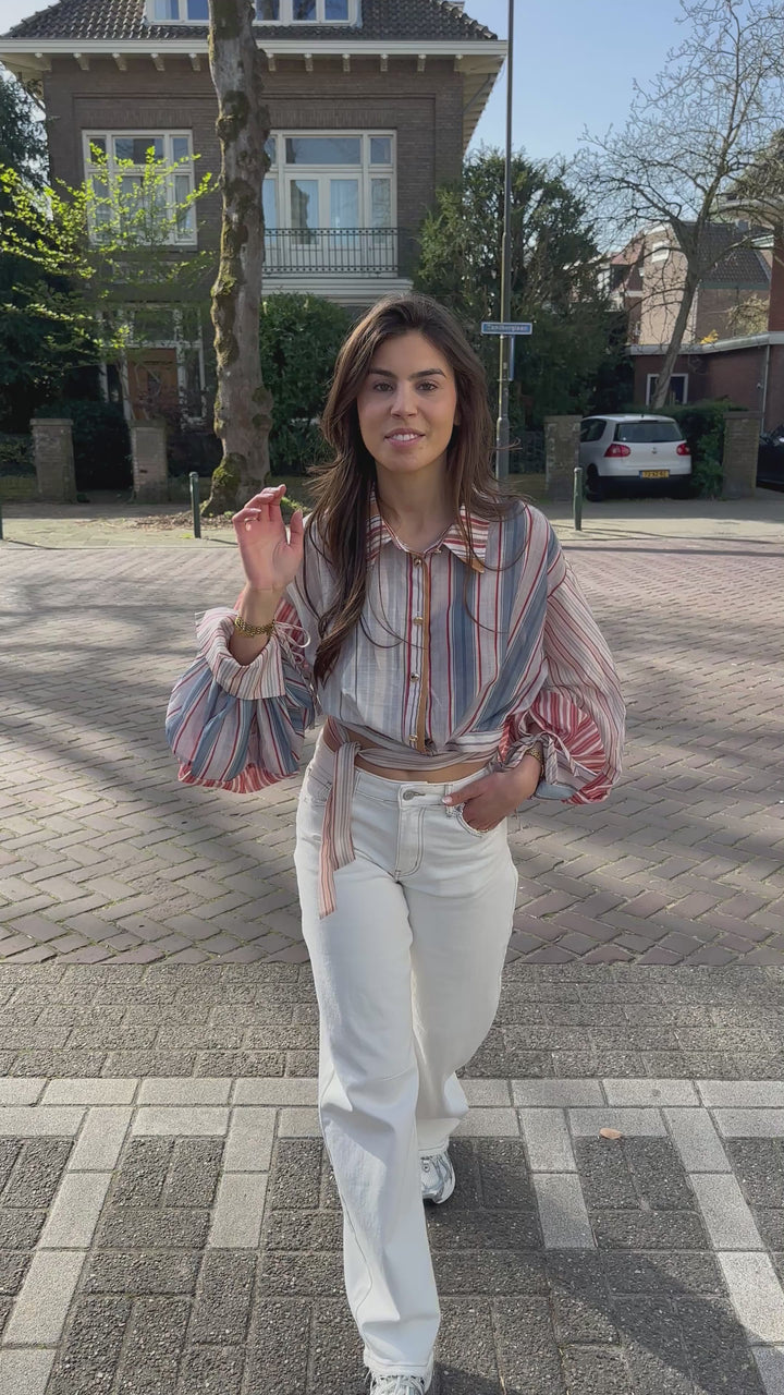 Loulou Stripe Blouse