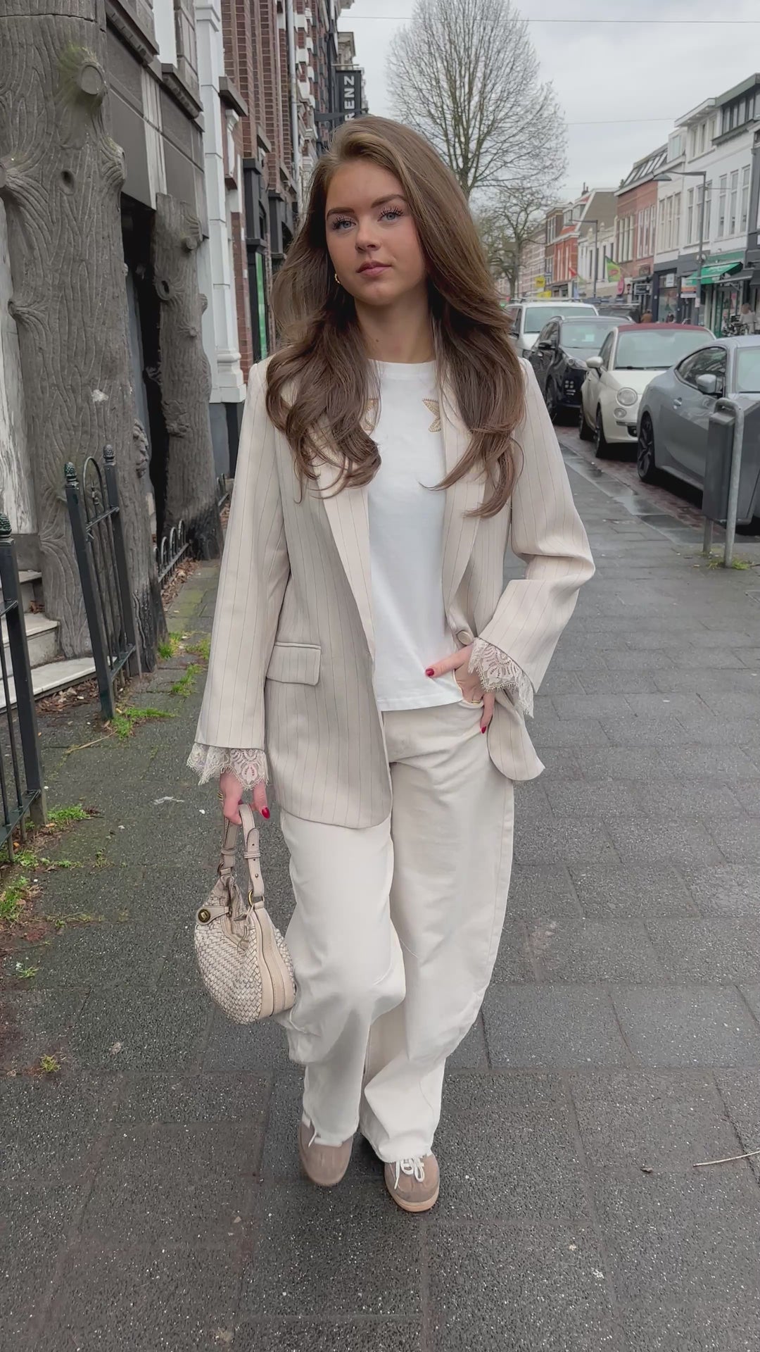 Refined Pinstripe Blazer