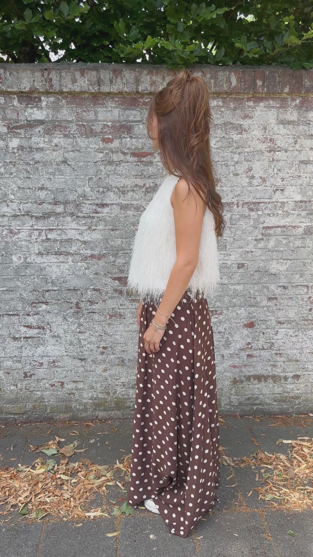 Choco Brown Maxi Skirt