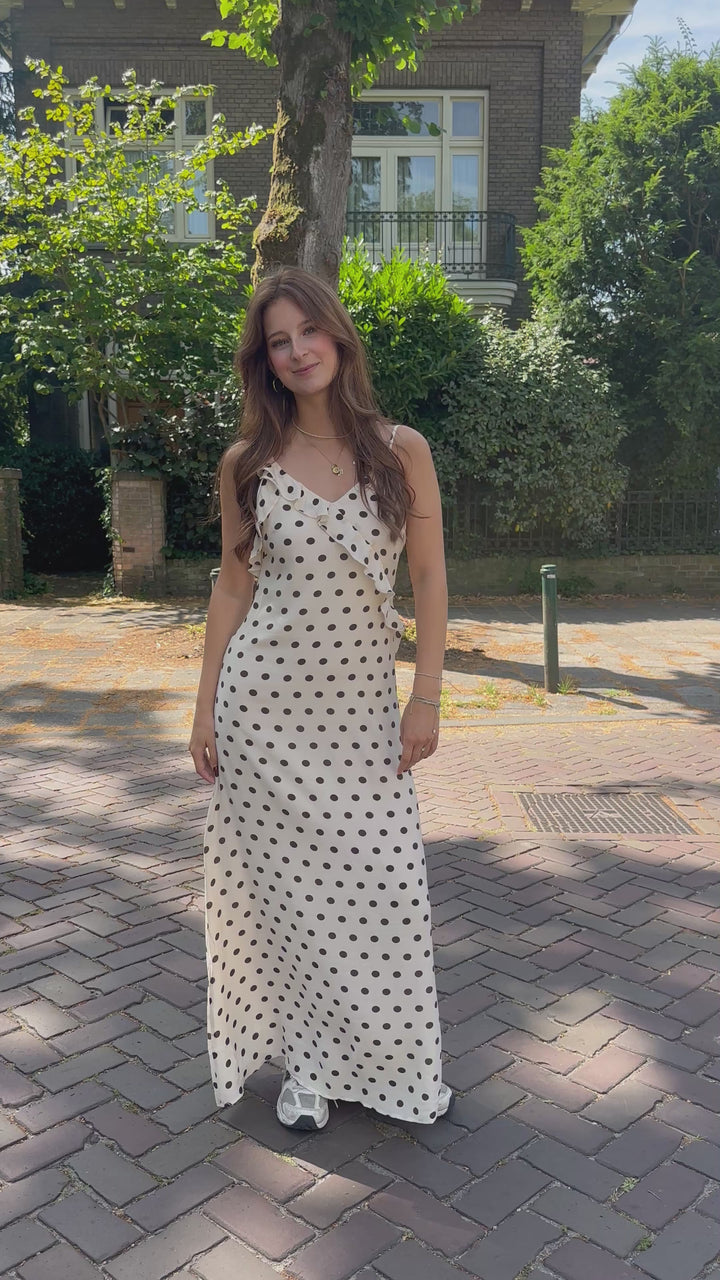Lola Dot Maxi Dress