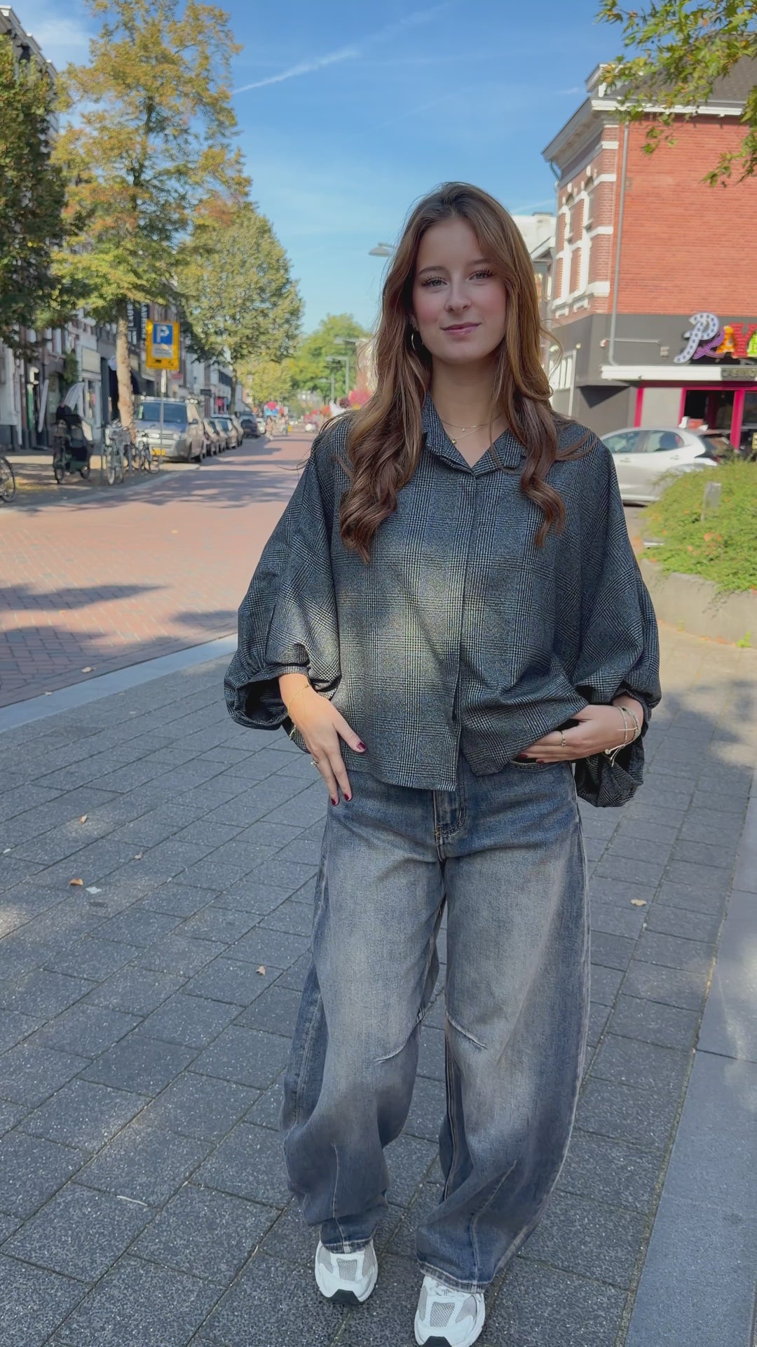 Tirza Check Blouse